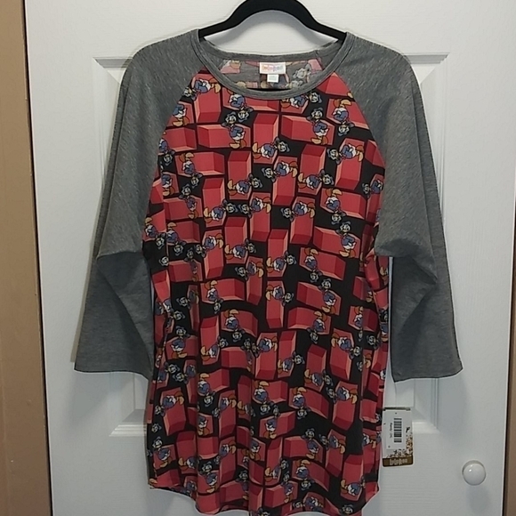 LuLaRoe Tops - LuLaRoe Disney Donald Duck Randy T-shirt